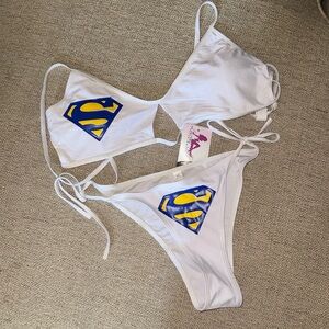 Super woman string bikini